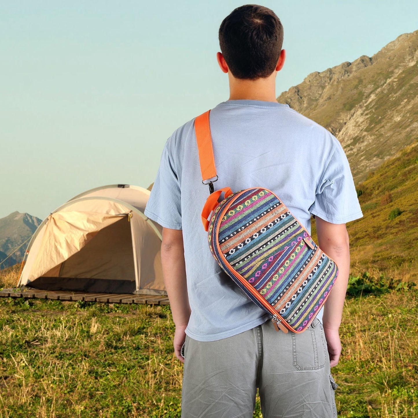 19Pcs Camping Cooking Utensil Kit Portable Picnic Cookware Outdoor Kitchen Equipment Gear Campfire Barbecue Appliances With Storage Bag