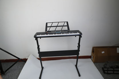 1P 61 Keys Digital Music Electronic Keyboard Electric Musical Piano Instrument Kids Learning Keyboard With Stand Microphone For Beginners