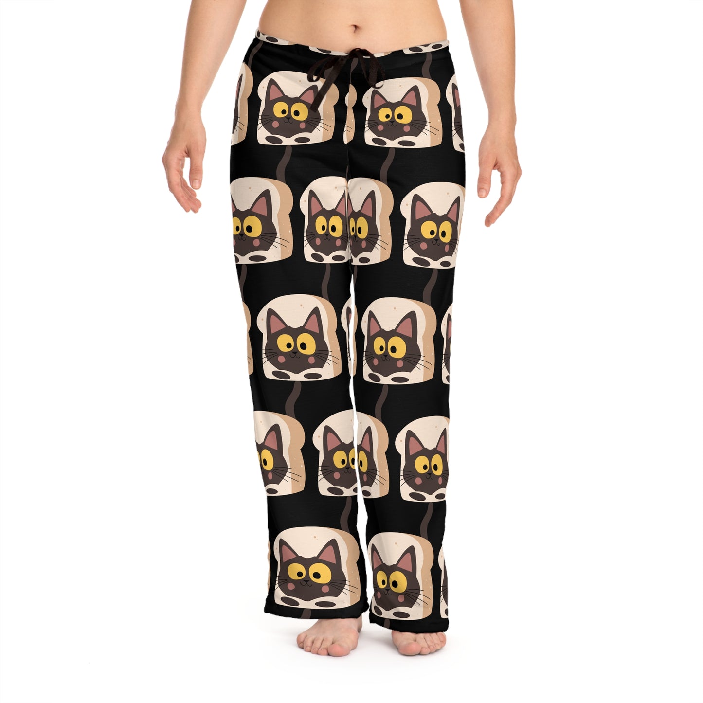 Cat Print Pajama Pants