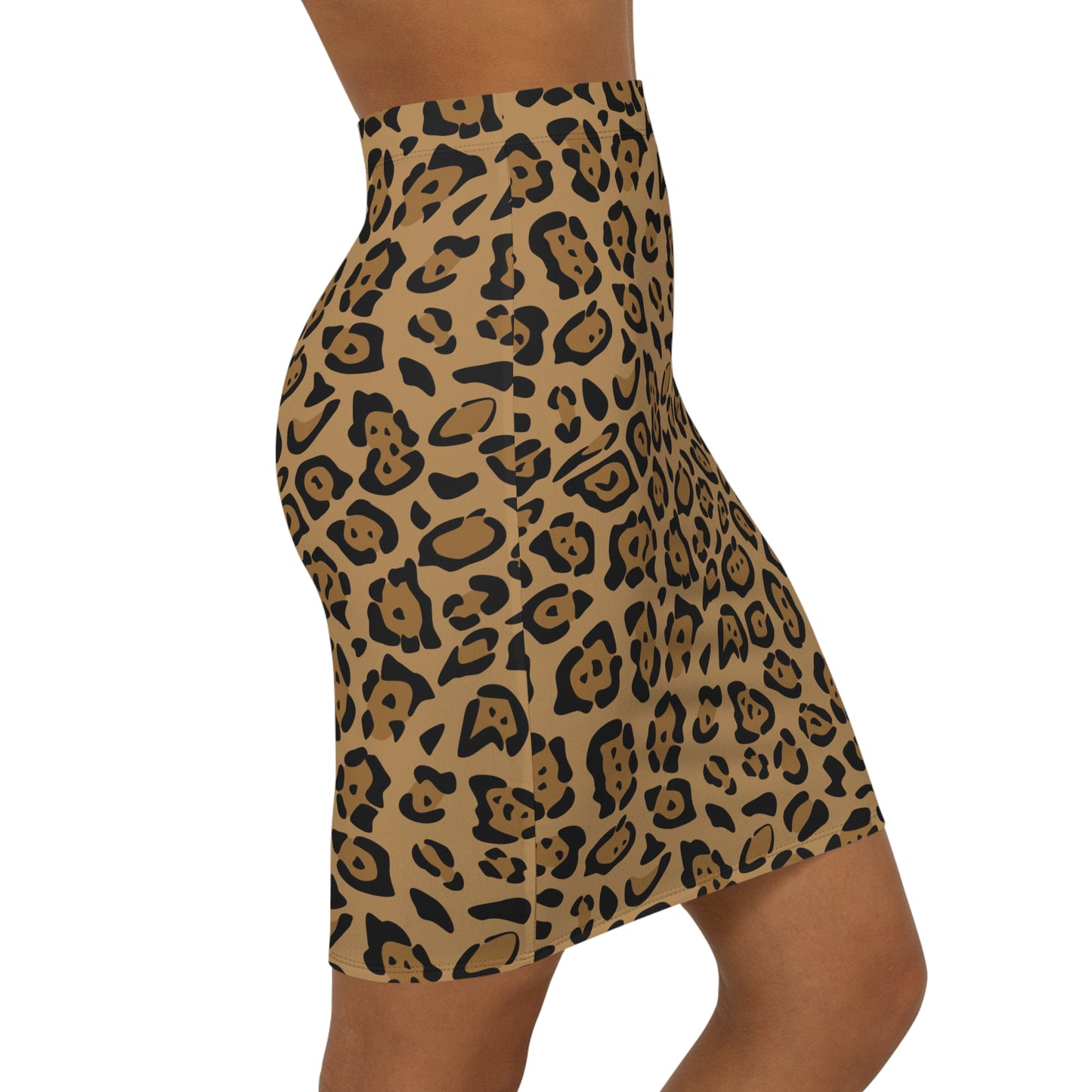 Leopard Print Pencil Skirt