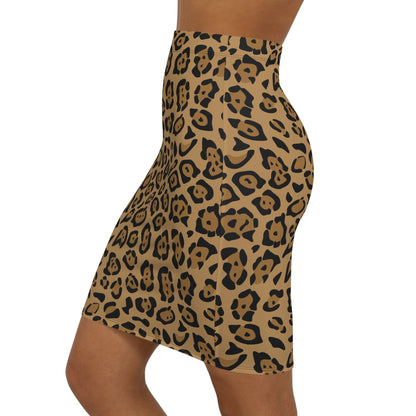 Leopard Print Pencil Skirt