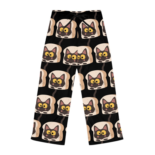 Cat Print Pajama Pants