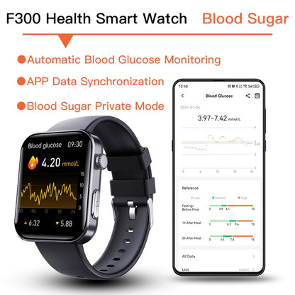 2025 Smart Watch Health Tracker 2.1in Fitness Tracker