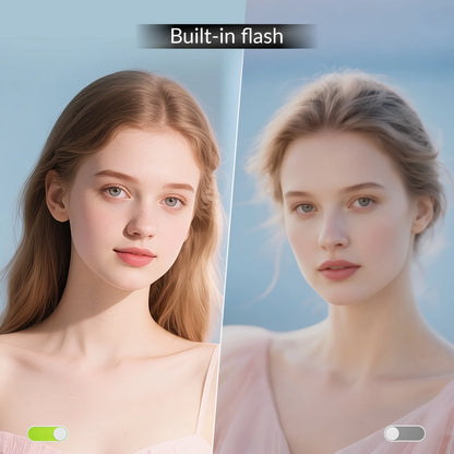 4K 64MP Digital Camera with 16X Zoom and 32GB SD Card - Black